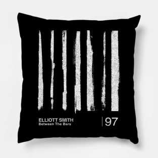 Between The Bars / Minimalist Graphic Artwork Design Pillow