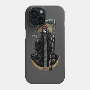 Santa muerte / Lady Death por sirako Phone Case