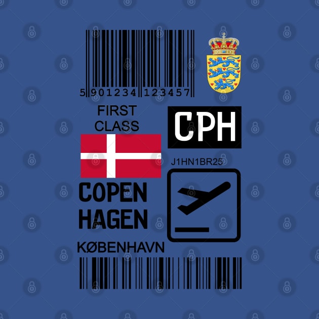 Copenhagen Denmark travel ticket by Travellers