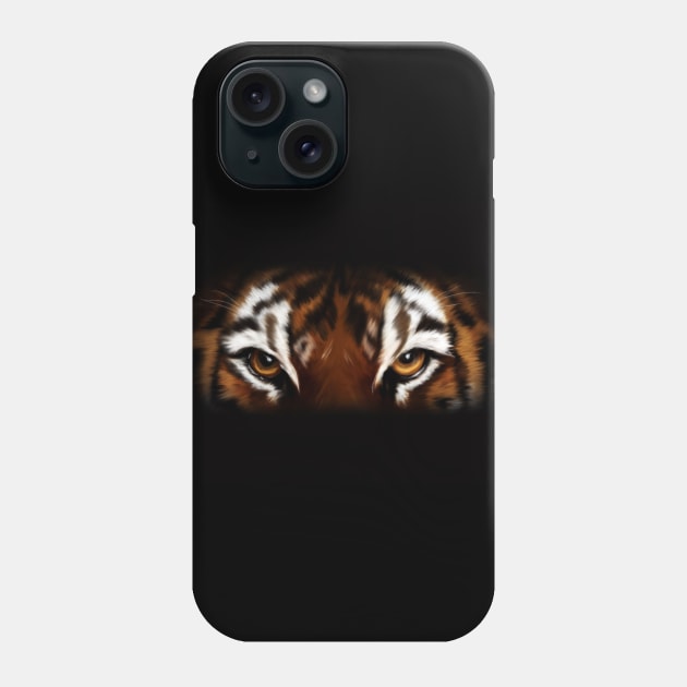 Tiger eyes Phone Case by StudioIris