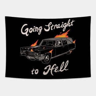 Going Straight To Hell Tapestry