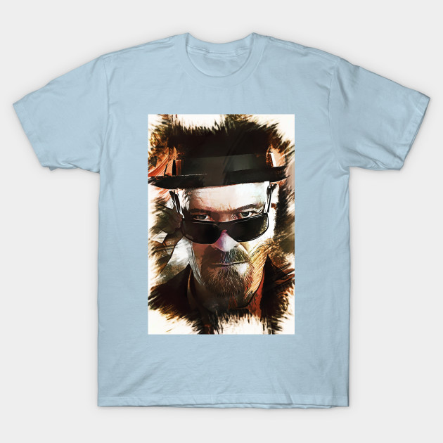 Discover BRYAN CRANSTON - Custom Digital Artwork - Breaking Bad - T-Shirt