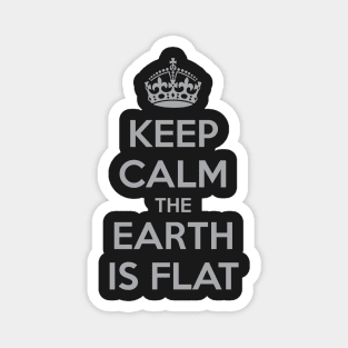 Flat Earth Keep Calm 3 Magnet