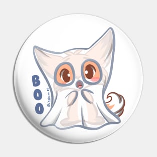 Adorable Ghost costume Fox boo Pin