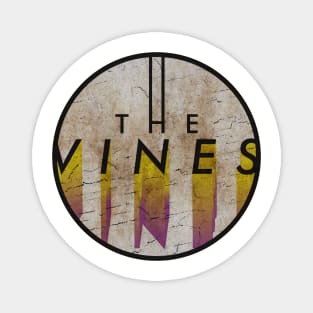 THE VINES - VINTAGE YELLOW CIRCLE Magnet