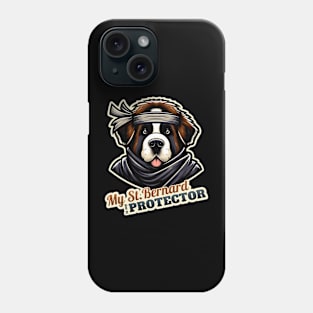 Ninja St. Bernard Phone Case