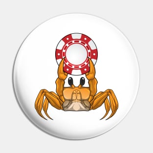 Crab Poker Poker chips Pin