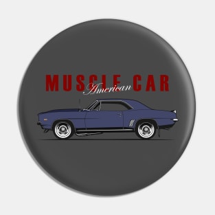 American Muscle Cars Pin