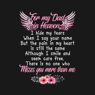 For My Dad In Heaven T-Shirt