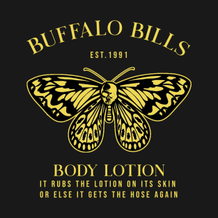 Buffalo Bill's Body Lotion Yellow Vintage T-Shirt