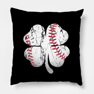 Baseball saint patricks day Pillow