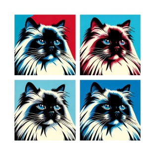 Himalayan Pop Art - Cat Lover Gift T-Shirt