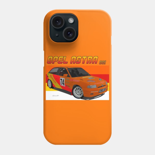 Opel Astra GSI Grp A Phone Case by PjesusArt