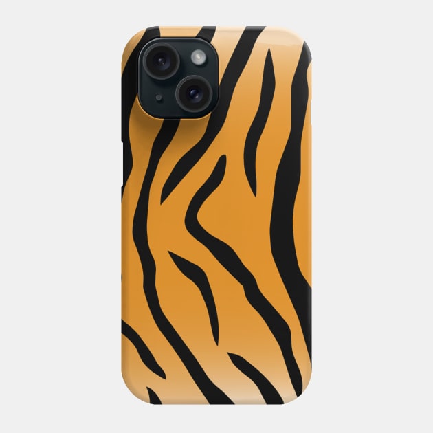 Tiger Skin Pattern Phone Case by Rossla Designs