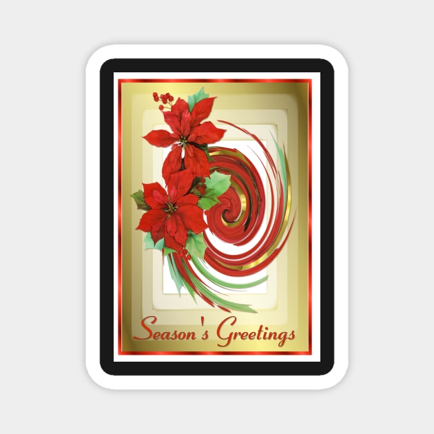 Christmas Swirl Magnet by SpiceTree