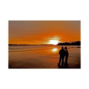 Sunset Long Beach Tofino Vancouver Island Canada T-Shirt