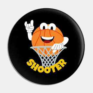 Shooter Basketball Pin