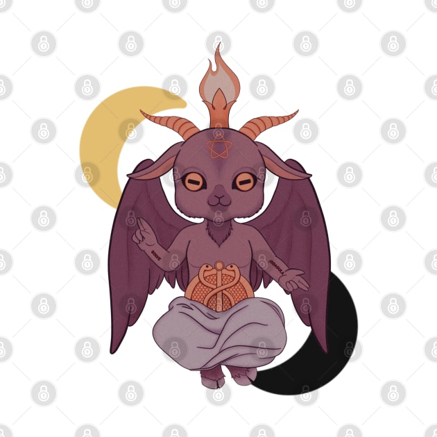Baby’s First Baphomet (color) by Meowlentine