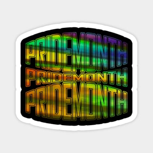 rainbow pridemonth Magnet