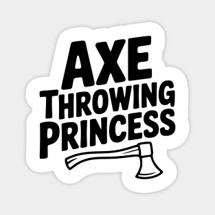 Axe Throwing Princess Magnet