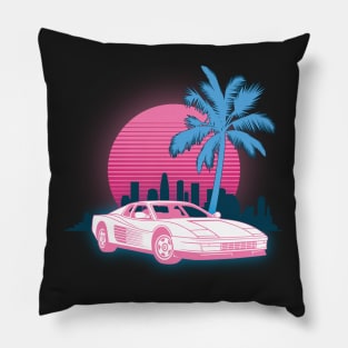 Miami Vice Testarossa Pillow