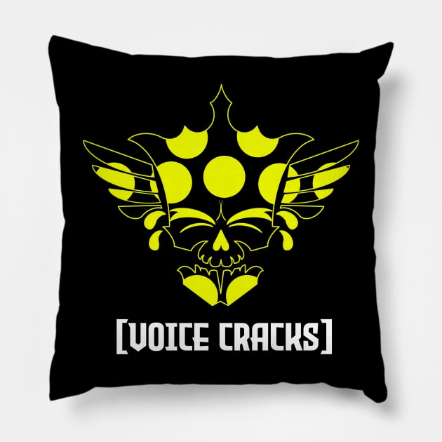 Voice cracks Pillow by DoubleAron23