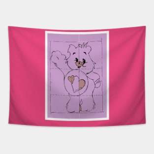 Care Bear Blueprint Tapestry