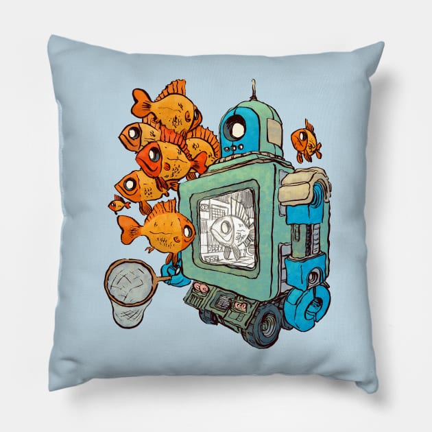 Strange Reflection Pillow by jesse.lonergan