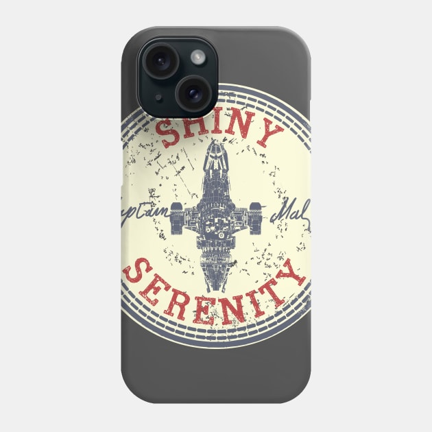 SHINY CAPTAIN MAL Phone Case by KARMADESIGNER T-SHIRT SHOP