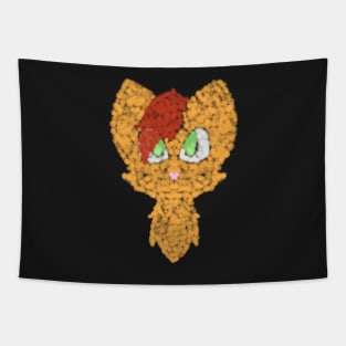 Fuzzy Splat Cat Tapestry