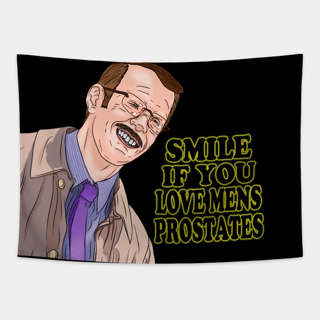 Toby's No Shave Movember Tapestry by ArtByVincentVera