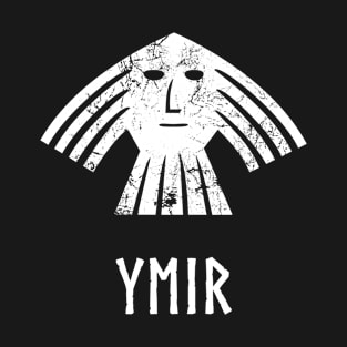 Ymir Norse Viking God Vintage Distressed T-Shirt