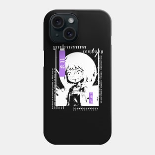 A pretty broken girl with a black and white blank stare | alternative gothic clothes | grunge |dark Phone Case