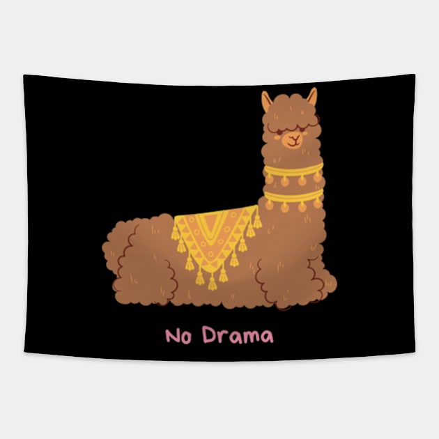 No Drama Llama Tapestry by Pawfect Designz