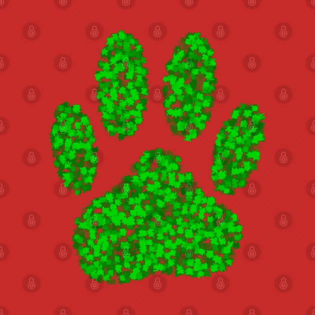 Foliage Dog Paw by Braznyc