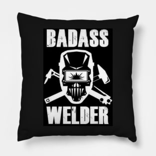 Bad Ass Welder Pillow