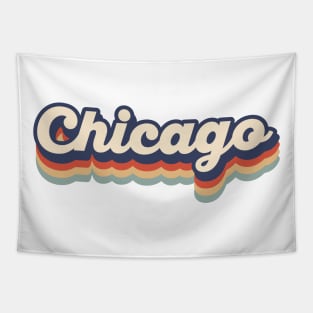 Chicago Vintage Colors Tapestry