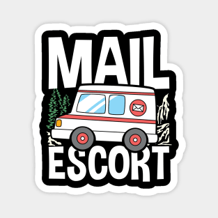 Mail Escort - Mail Carrier Magnet