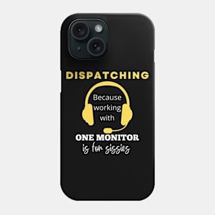 Funny 911 Dispatcher Gift for 911 First Responder Sheriff and Police Emergency Dispatch Phone Case