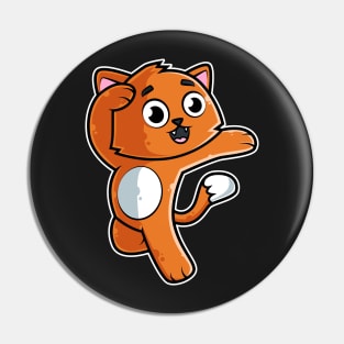 Cat Dancer - Dance for kids Kawaii Neko Anime print Pin