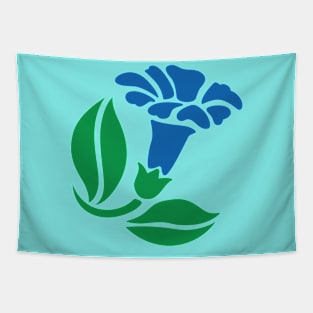 G1 Alternate September Morning Glory symbol Tapestry