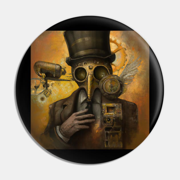 God of Steampunk #1 Pin by Philly Tees