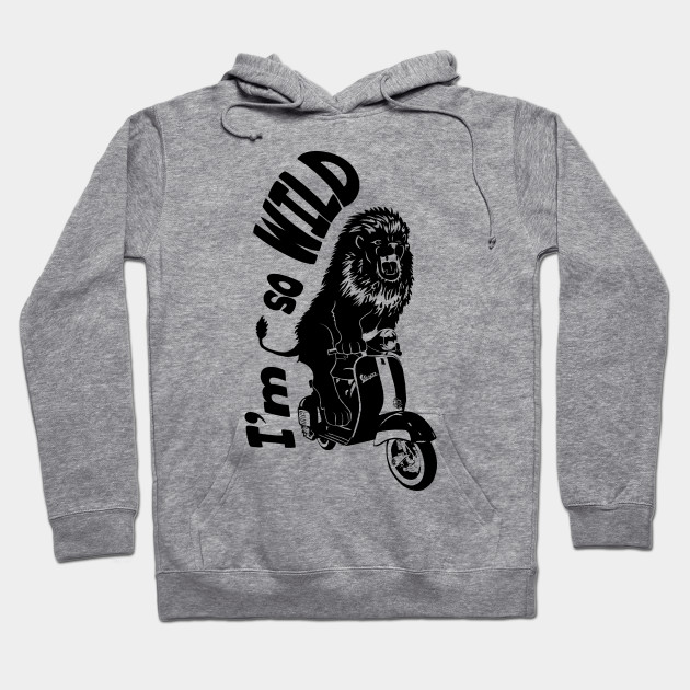 dark lion hoodie