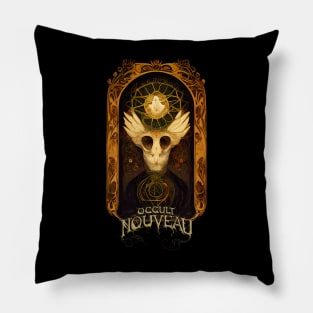 Occult Nouveau - Ancient Alchemical Deity of Dreams Pillow