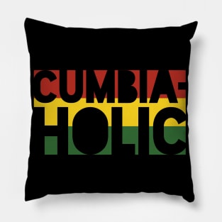 cumbia-holic - reggae cumbia - red yellow green - clean design Pillow