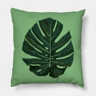 Monstera Leaf Pillow