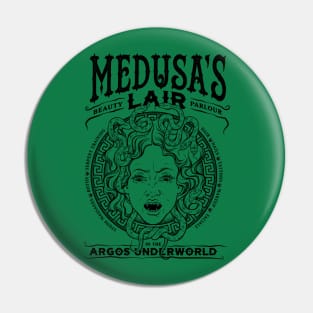 Medusa's Lair Beauty Parlour Pin