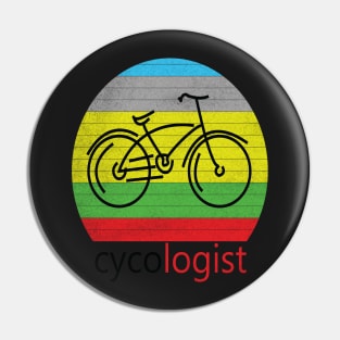 Cycologist bicycle Pin