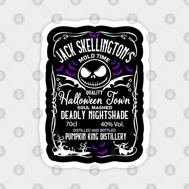 Jack Skellington Distillery Magnet by HilariousDelusions