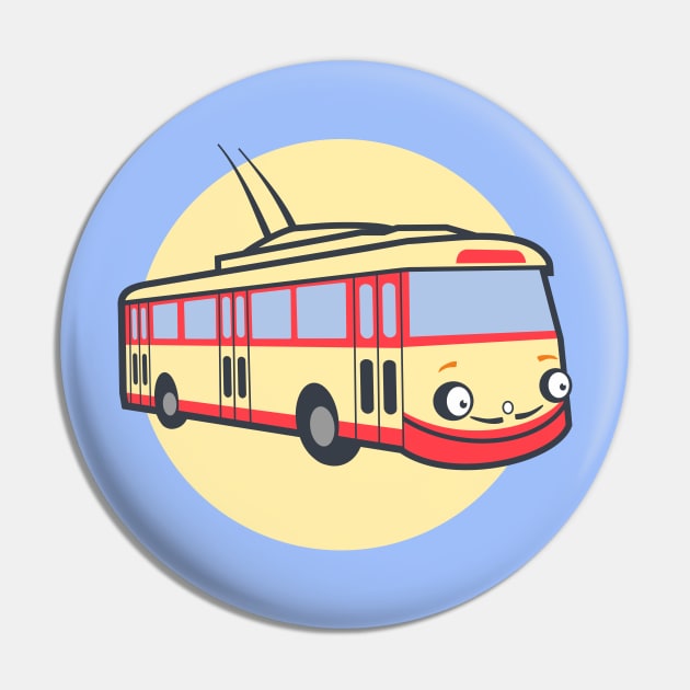 Friendly retro trolleybus Salvador Pin by hyperactive